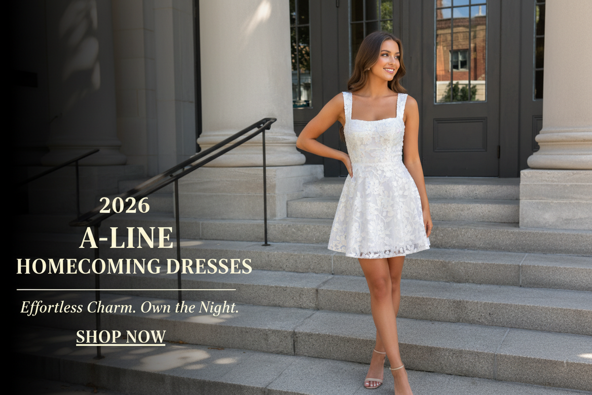 A-Line Homecoming Dresses Banner