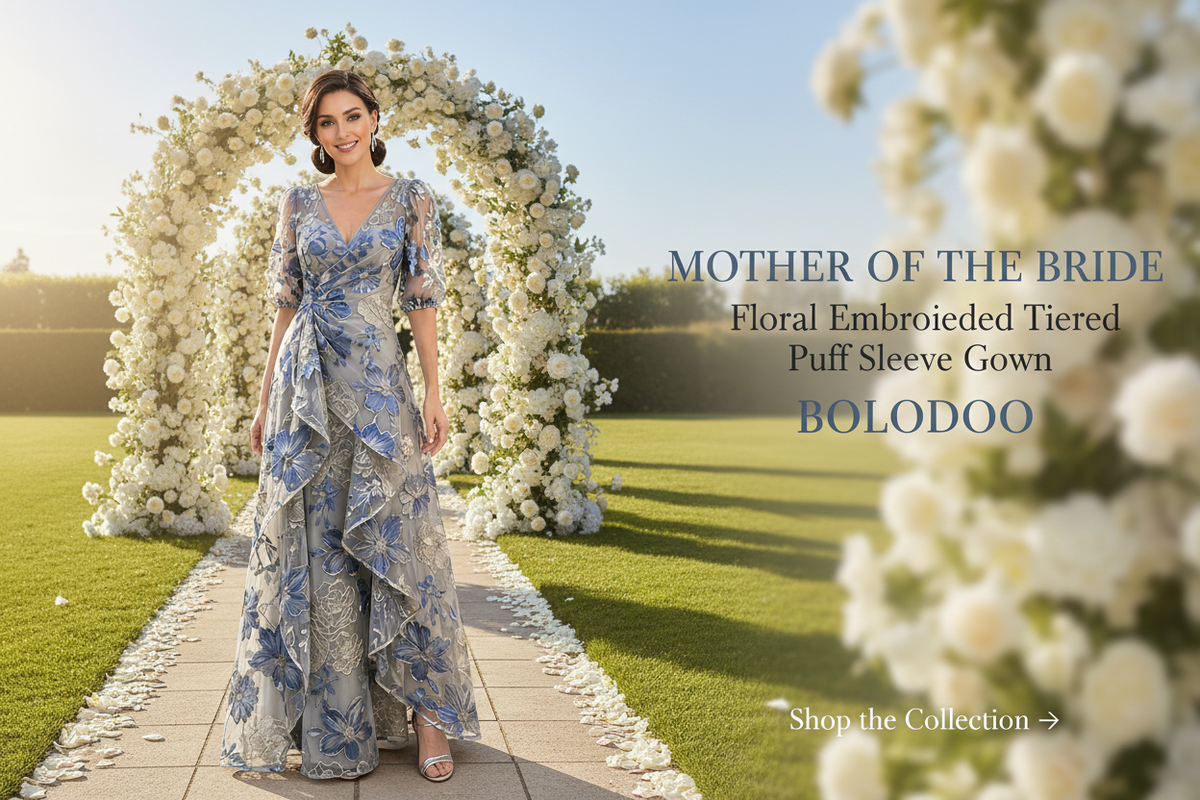 BD0458 Dusty Blue MOB Gown Banner - New Version
