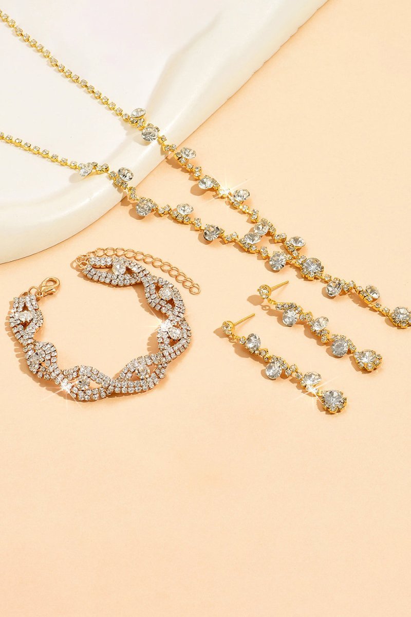 Silver Diamond Jewelry Sets - BOLODOO