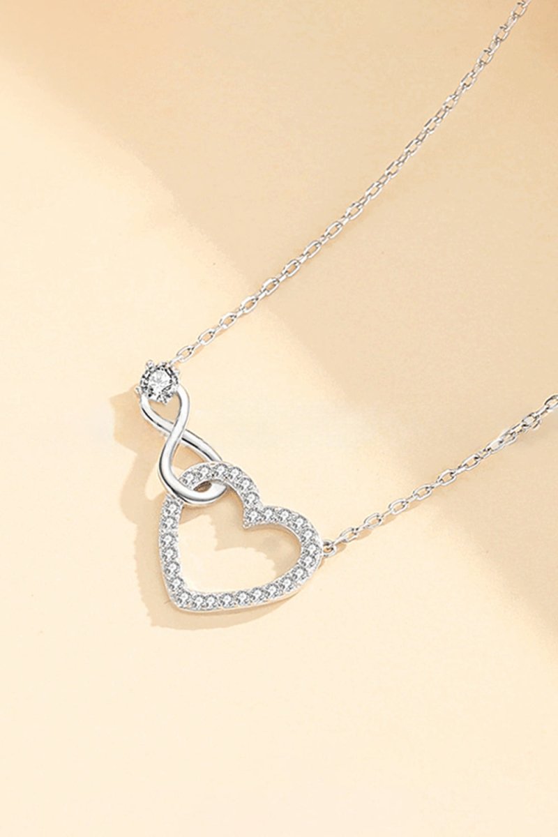 Heart Knot Pendant Necklace - BOLODOO