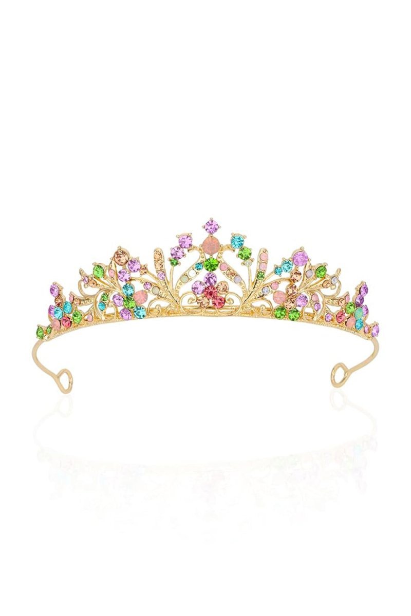 Silver Crystal Crown for Women - BOLODOO