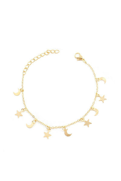 Boho Star Moon Gold Crescent Bracelets - BOLODOO