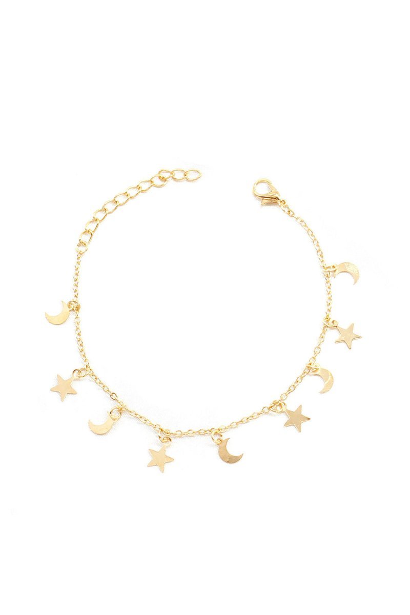Boho Star Moon Gold Crescent Bracelets - BOLODOO