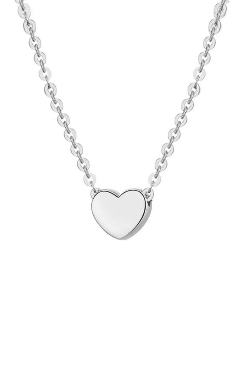 Simple Heart Pendant Necklace - BOLODOO