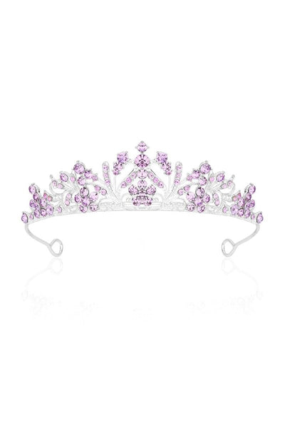 Silver Crystal Crown for Women - BOLODOO