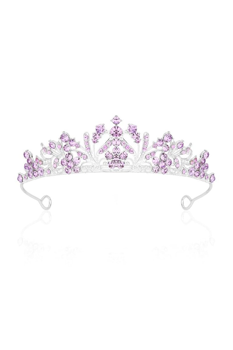 Silver Crystal Crown for Women - BOLODOO