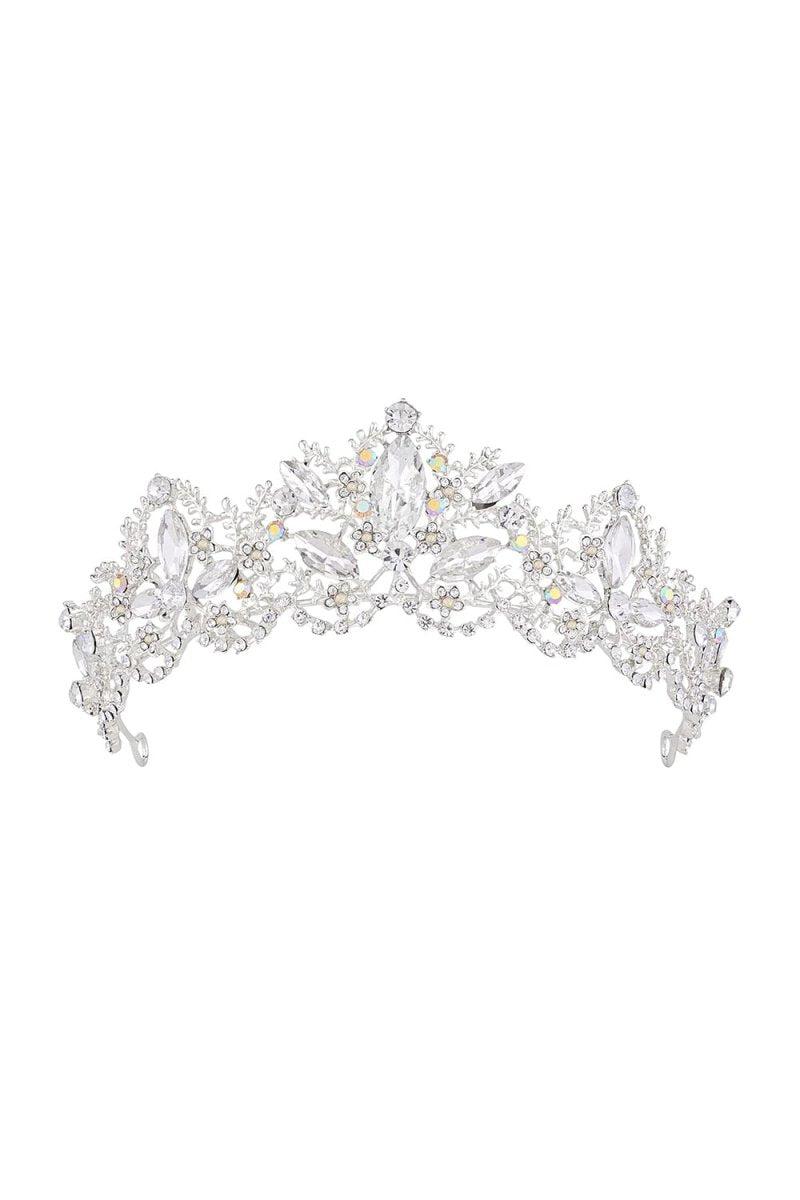 Crystal Baroque Vintage Rhinestone Tiara - BOLODOO