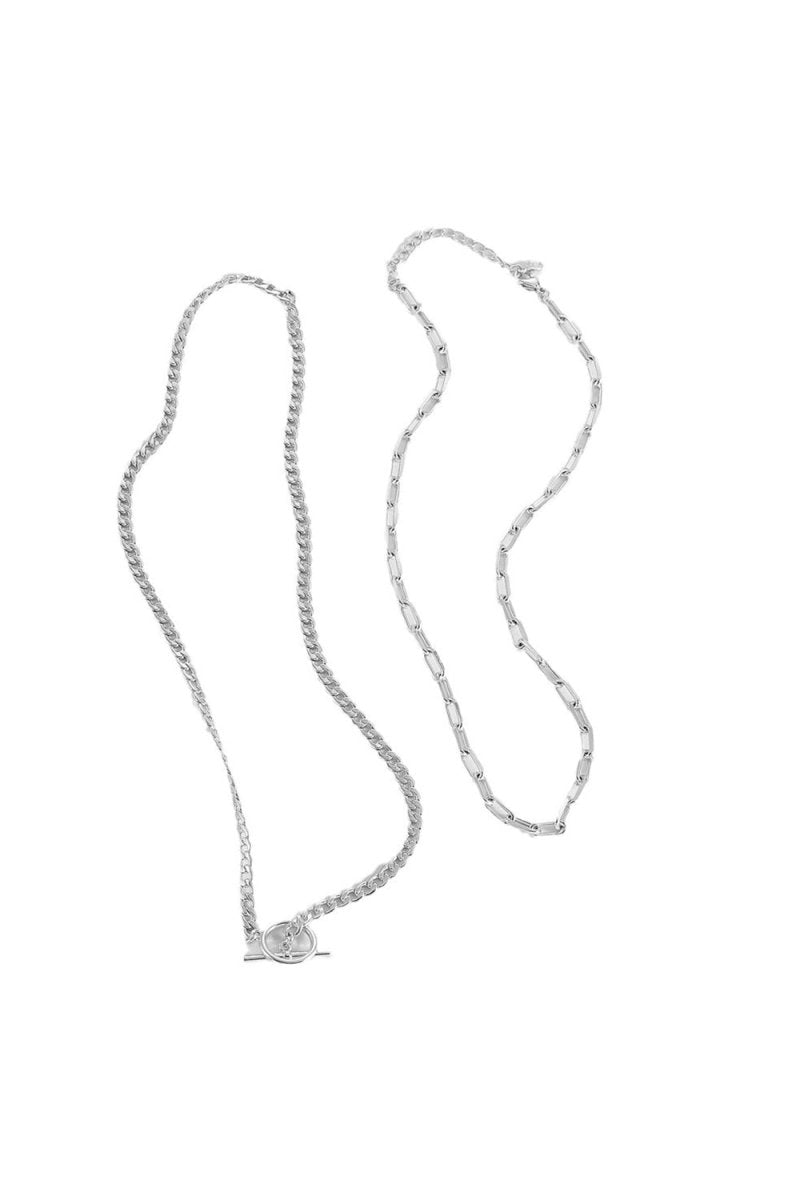 Geometric Paperclip Chain Necklace - BOLODOO