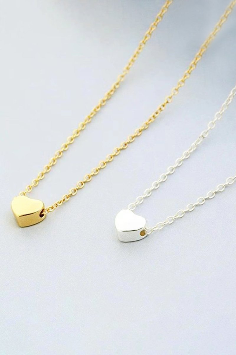 Simple Heart Pendant Necklace