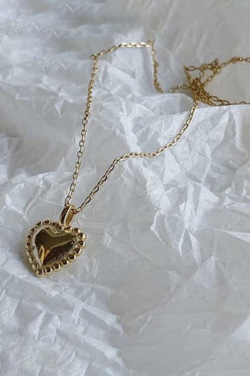 3D Heart Pendant Necklace - BOLODOO