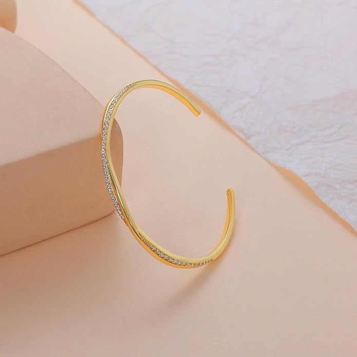 Silver Wave Adjustable Open Bracelets - BOLODOO
