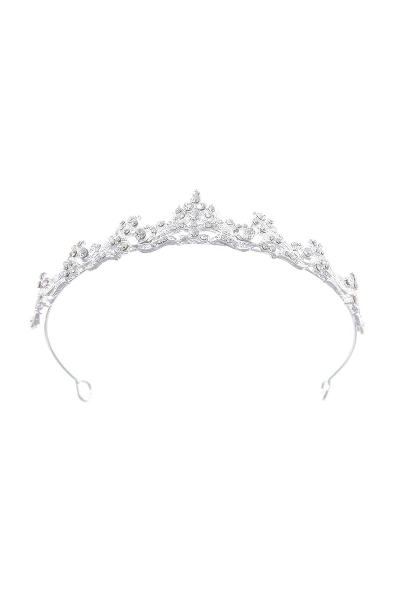 Silver Crystal Tiara - BOLODOO