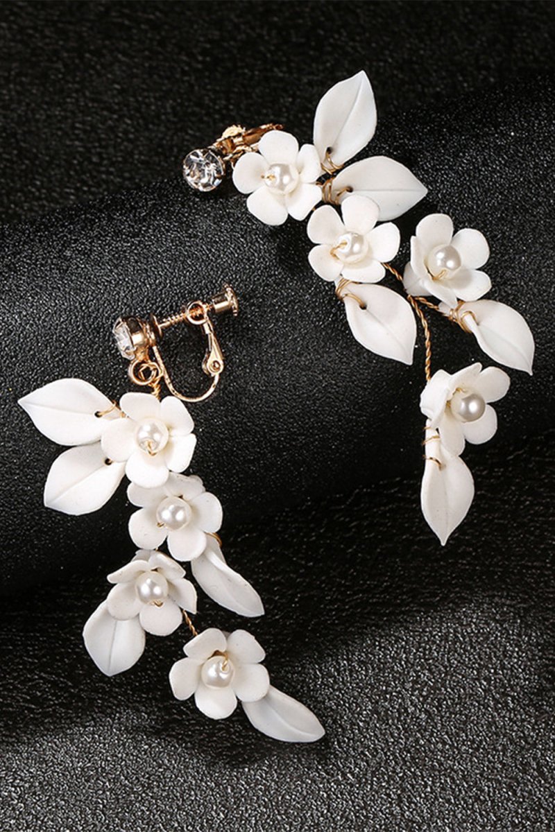 Flower Golden Earrings - BOLODOO