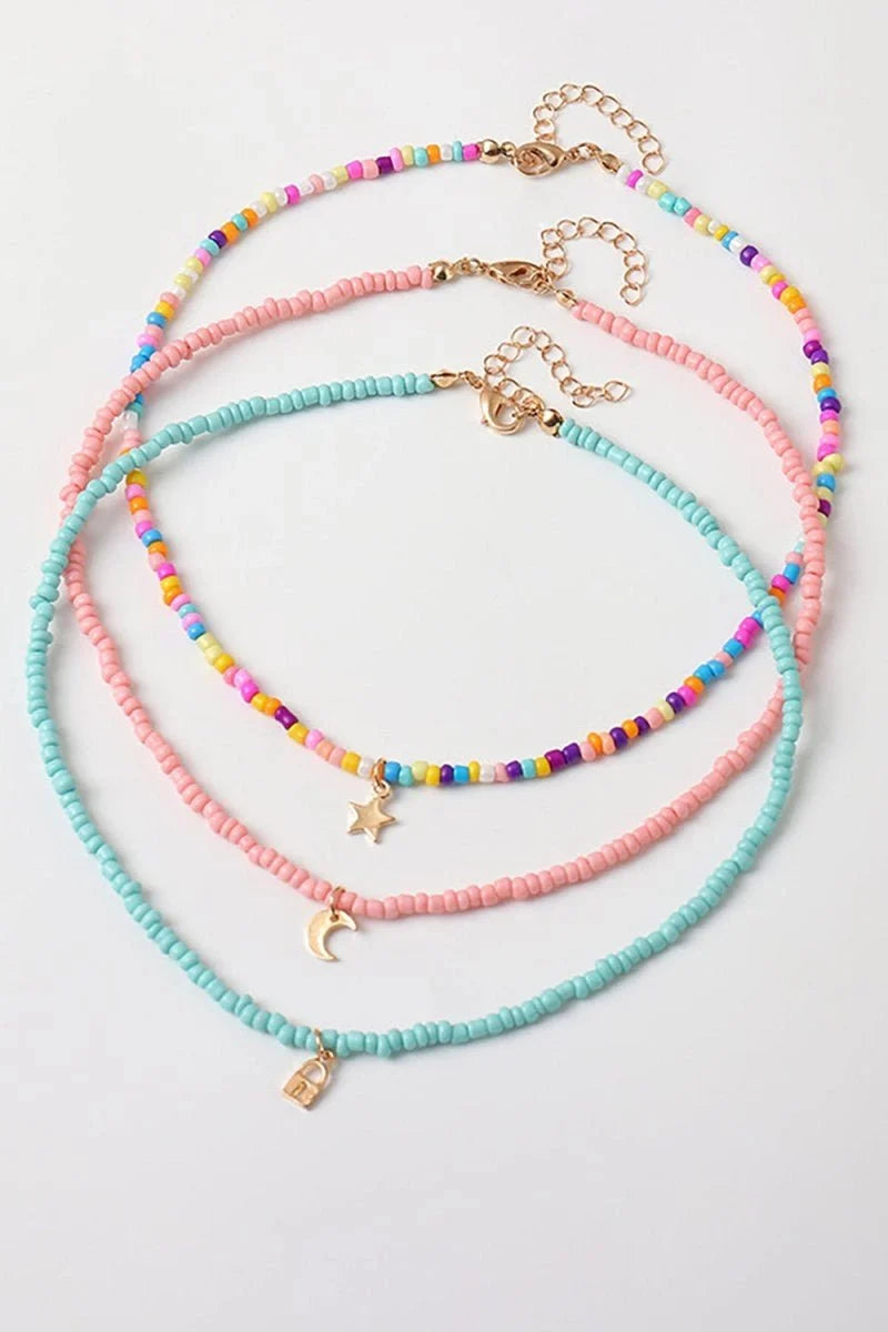 Three - color Boho Style Necklace - BOLODOO