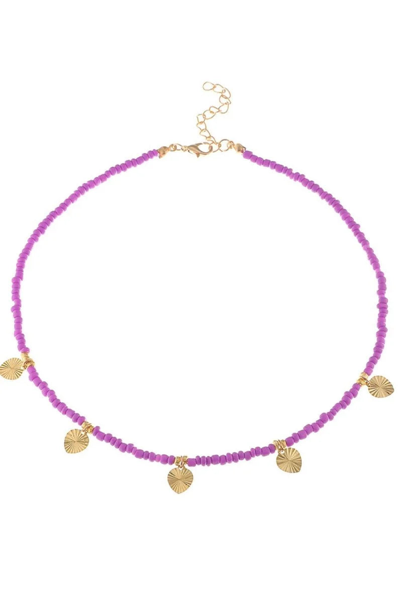 Blue Boho Style Necklace With Stars - BOLODOO