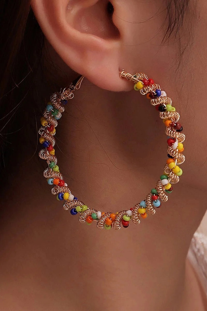 Colorful Loop Boho Style Earrings - BOLODOO