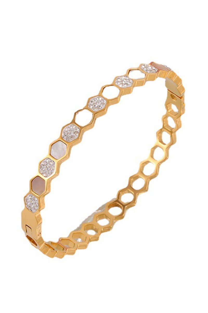 Gold Plated Titanium Stainless Steel Bracelet - BOLODOO