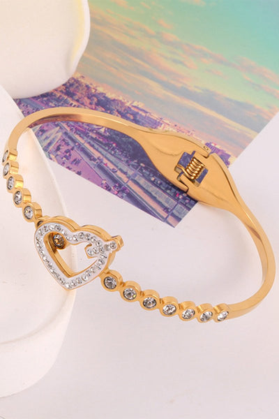 Titanium Steel Heart Brick Bracelet - BOLODOO