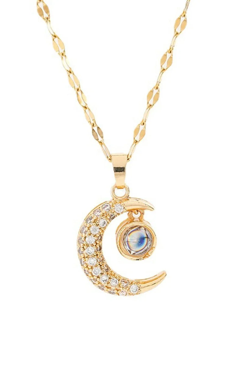 Golden Moon Necklace - BOLODOO