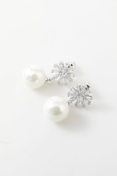 Flowers Pearl Earrings - BOLODOO