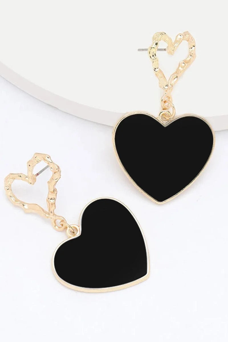Red Heart Earrings - BOLODOO