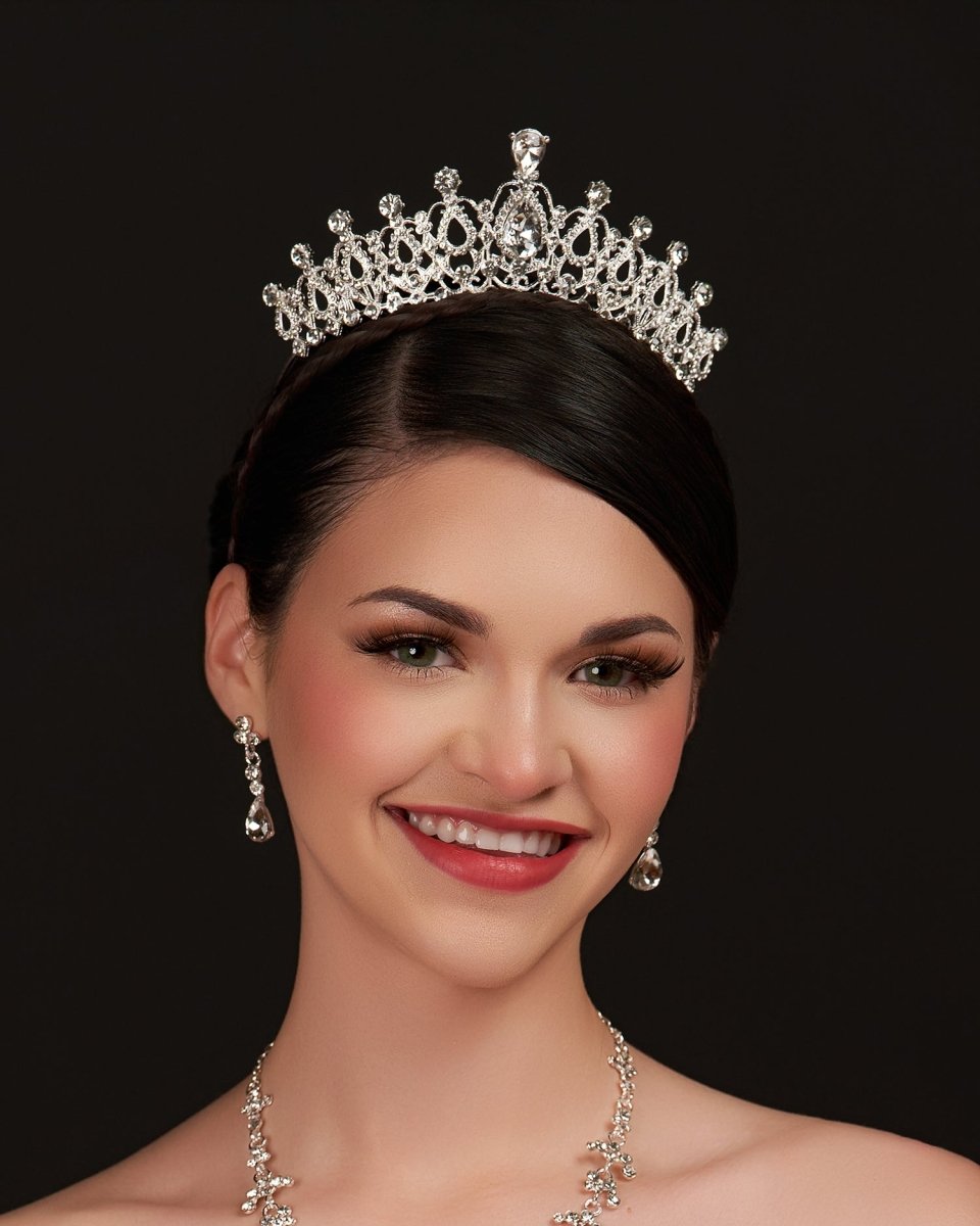 Sliver Tiara and Crown for Women - BOLODOO