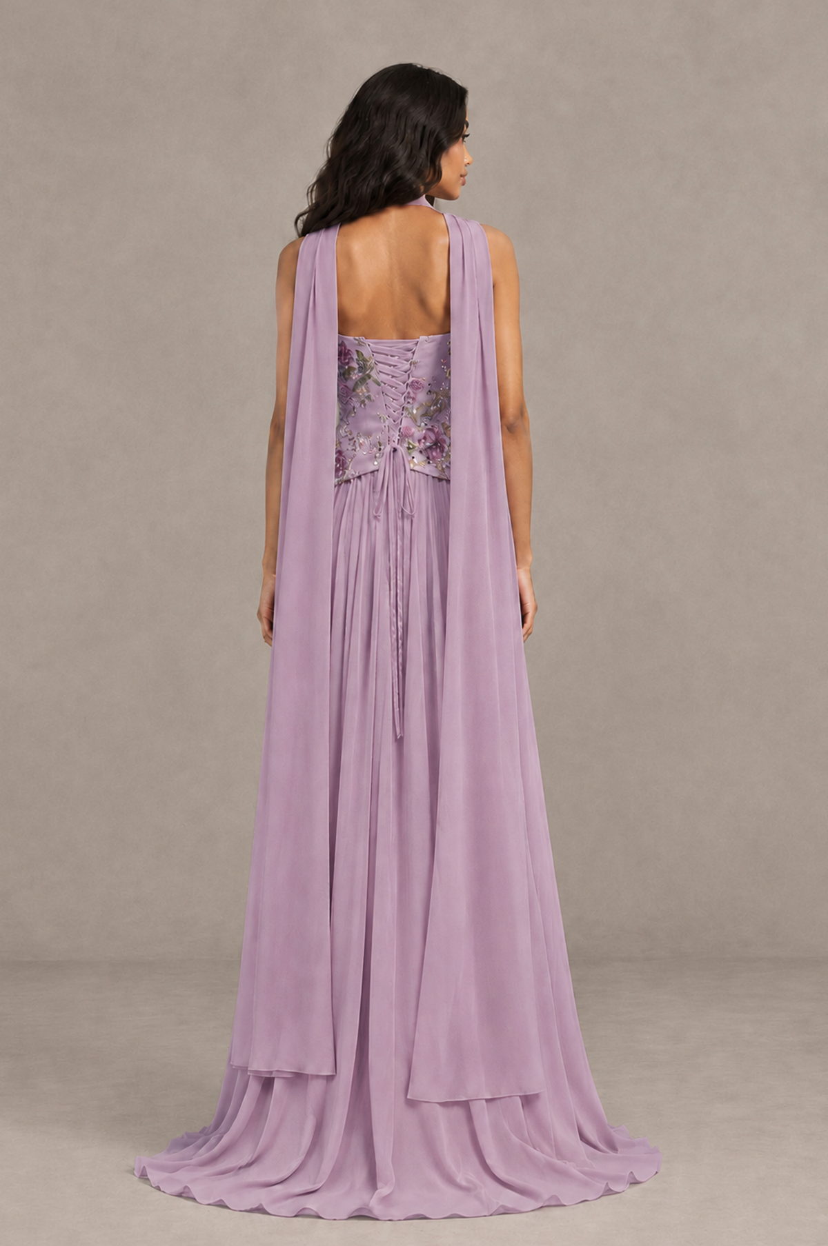 BOLODOO Dusty Purple Strapless Beaded Floral Corset Chiffon Maxi Gown – Open Back Prom & Formal Evening Dress - Dusty Purple - Dusty Purple_02