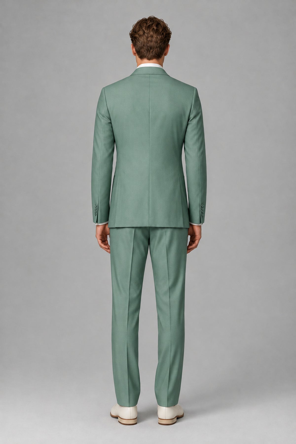 Bolodoo Men's Eucalyptus Wrap Tie-Waist Two-Piece Suit – Jacket & Trousers - Eucalyptus - Eucalyptus_3