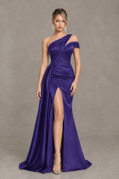 BOLODOO Regency Asymmetric Ruched Formal Evening Dress - Regency - Regency_1