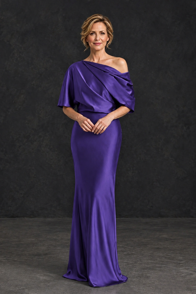 BOLODOO Regency Satin Asymmetric Mother of the Bride Dress - Regency - Regency_1