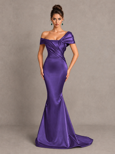 BOLODOO Regency Off-Shoulder Satin Mermaid Prom Dress - Regency - Regency_1