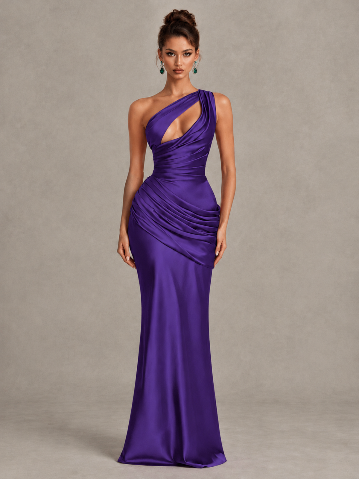 BOLODOO Regency One-Shoulder Cutout Satin Mermaid Prom Dress - Regency - Regency_1