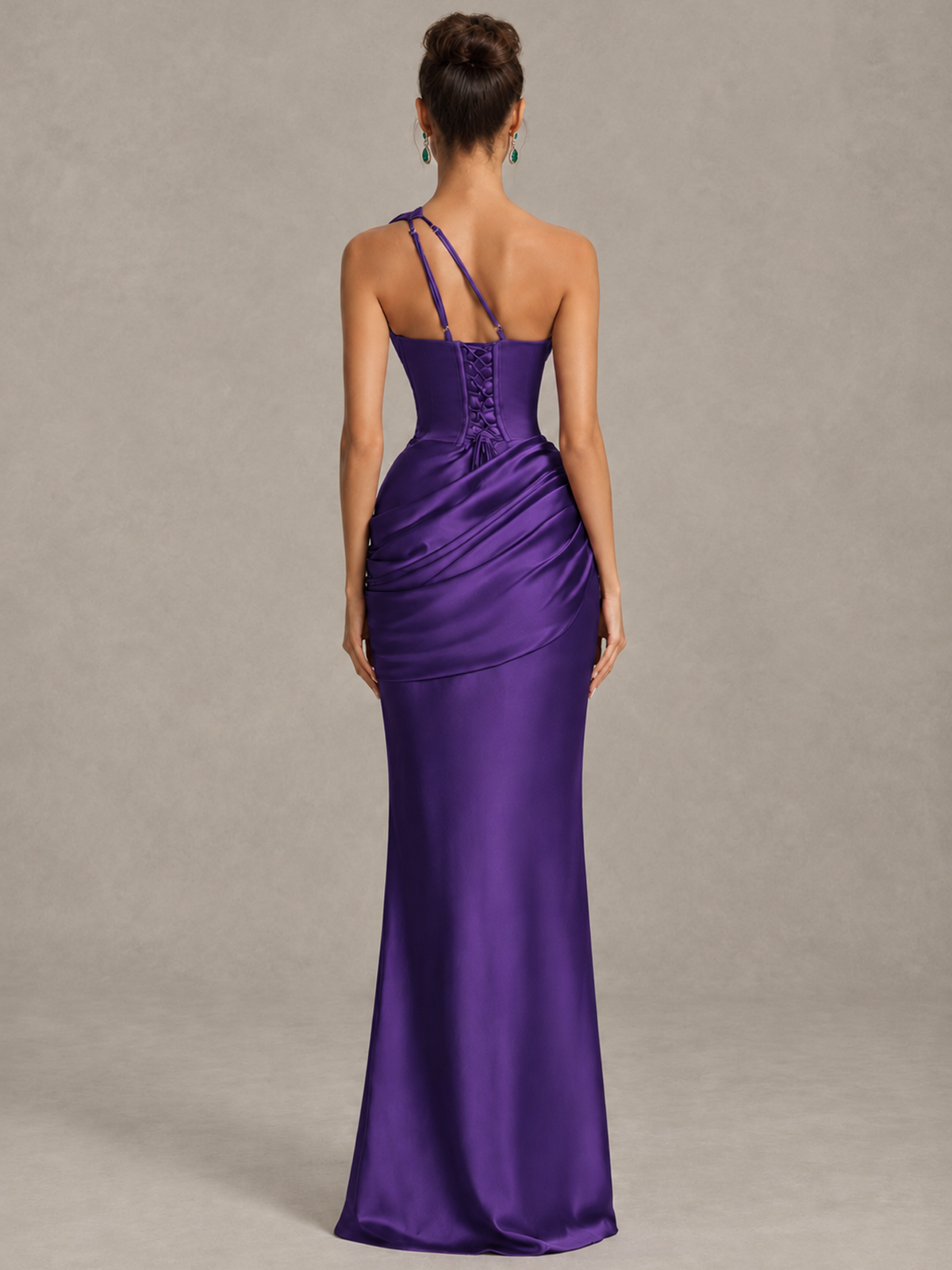 BOLODOO Regency One-Shoulder Cutout Satin Mermaid Prom Dress - Regency - Regency_2