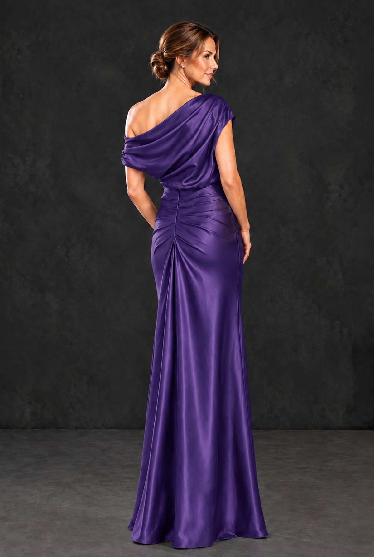 BOLODOO Regency Asymmetric Ruched Mother of the Bride Dress - Regency - Regency_2