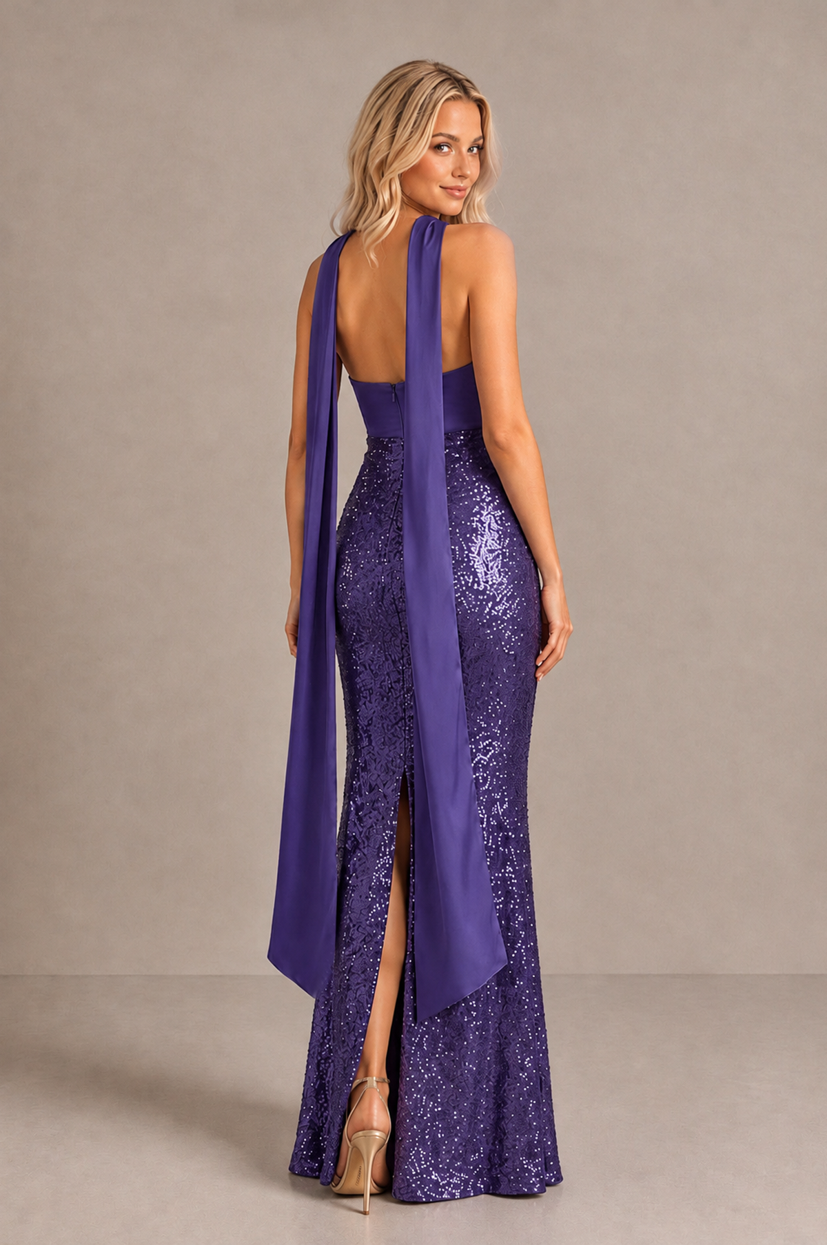 BOLODOO Regency Strapless Sweetheart Evening Dress with Scarf - Regency - Regency_2