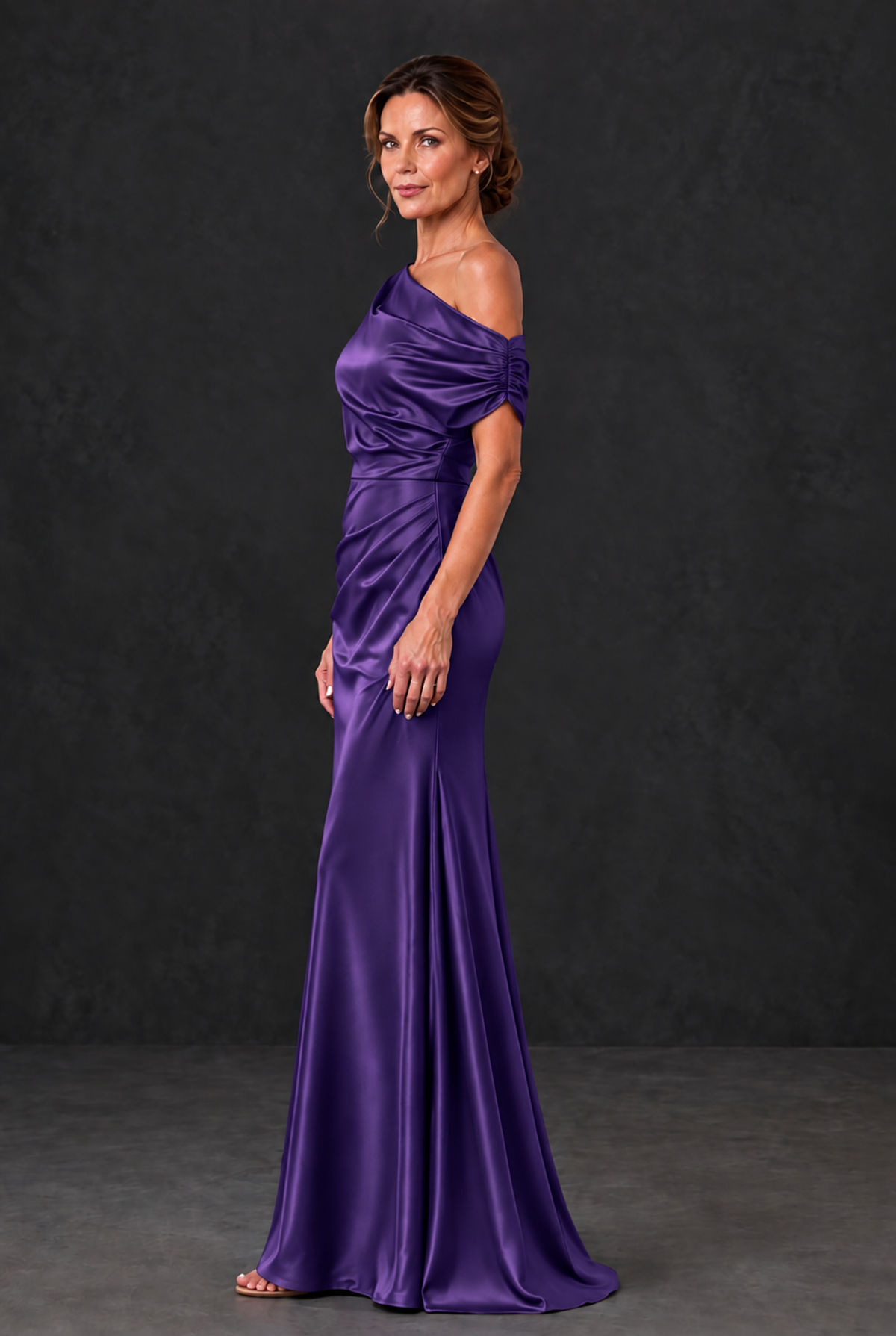 BOLODOO Regency Asymmetric Ruched Mother of the Bride Dress - Regency - Regency_3