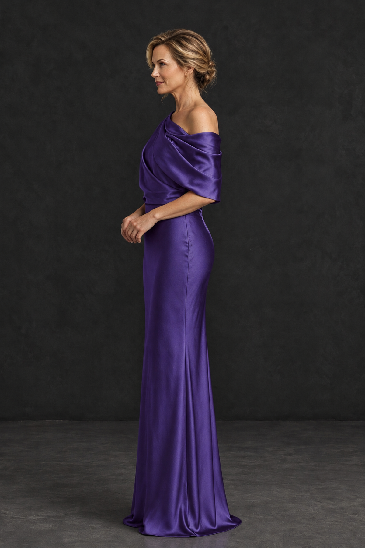 BOLODOO Regency Satin Asymmetric Mother of the Bride Dress - Regency - Regency_3