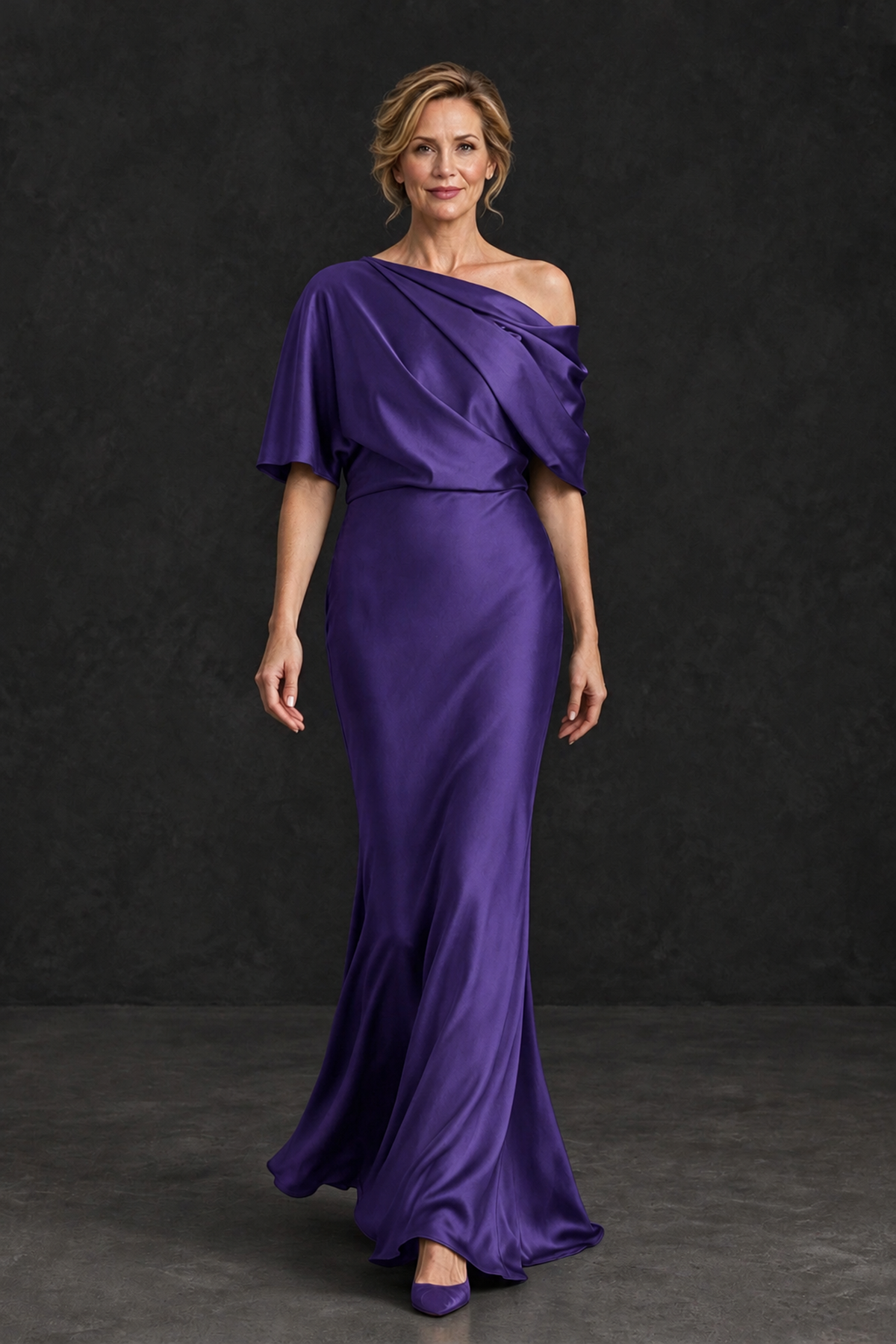 BOLODOO Regency Satin Asymmetric Mother of the Bride Dress - Regency - Regency_4