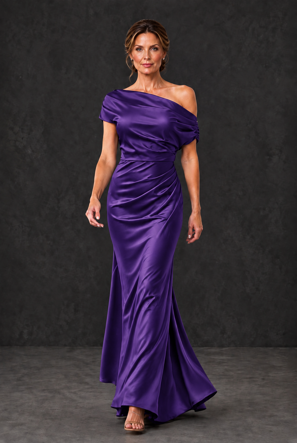 BOLODOO Regency Asymmetric Ruched Mother of the Bride Dress - Regency - Regency_4
