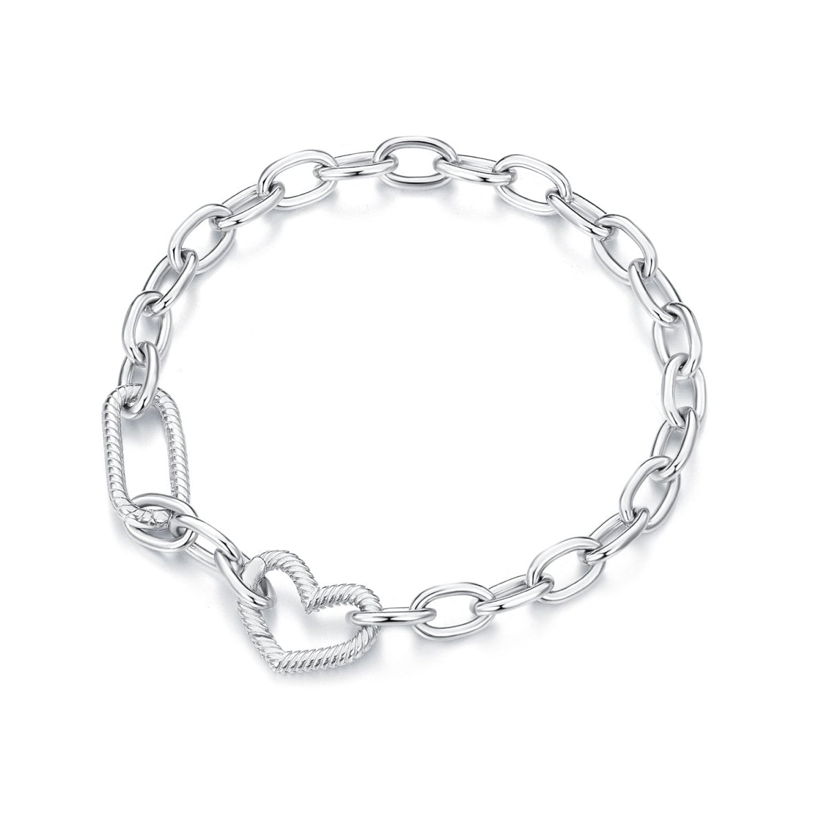 Simple Heart Chain Bracelet - BOLODOO