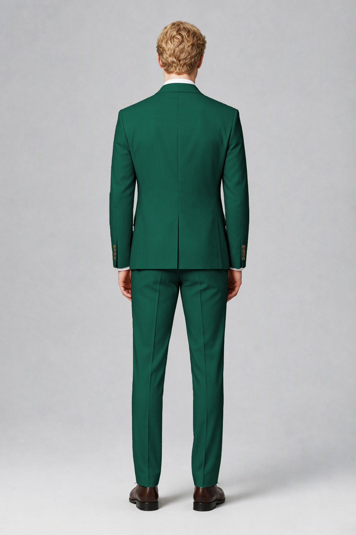 BOLODOO Men's Teal Two-Piece Wedding Suit – Jacket & Trousers - Teal