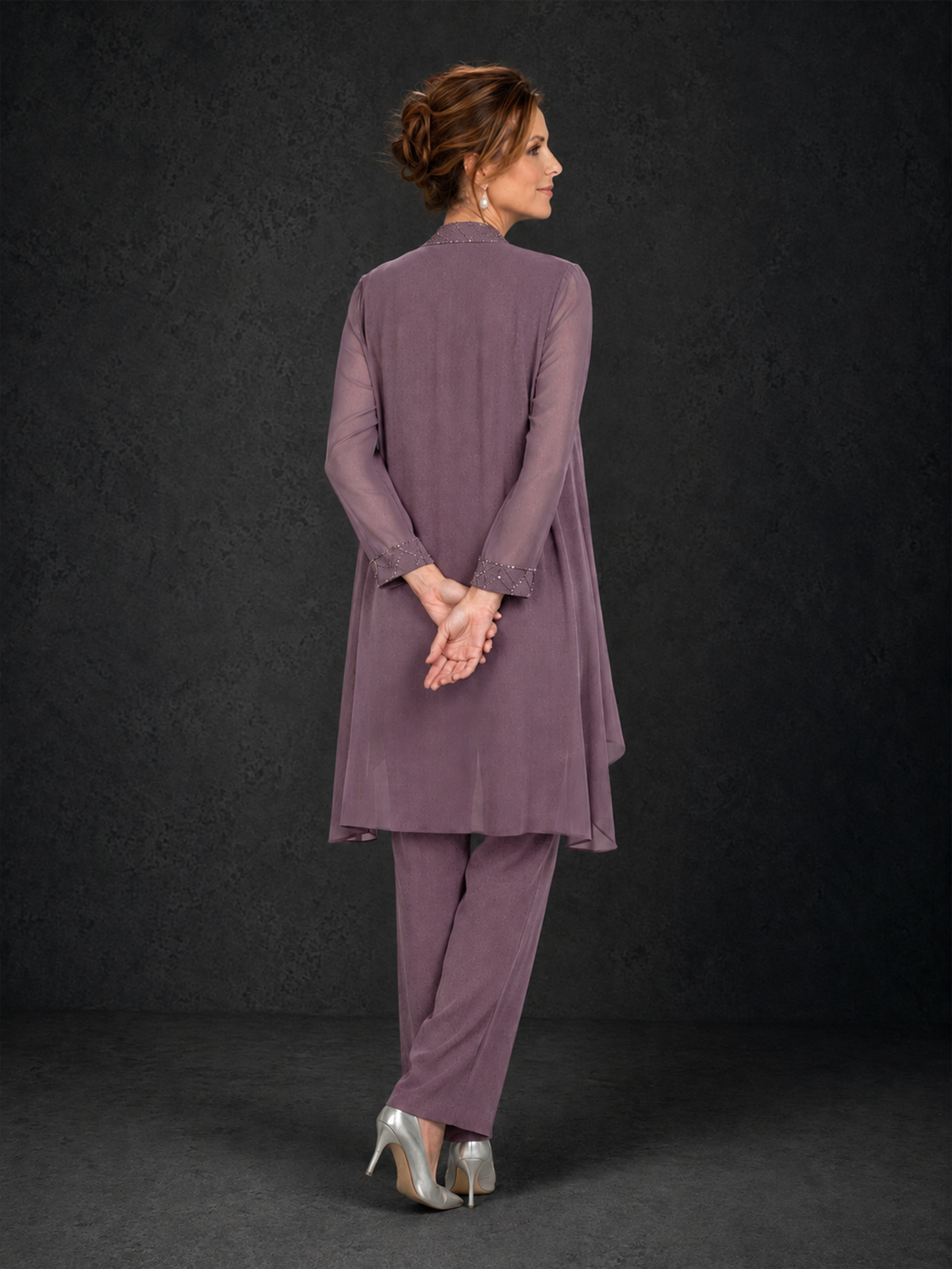 BOLODOO Wisteria 3-Piece Beaded Chiffon Duster Jacket Pant Suit - Wisteria - Wisteria_02