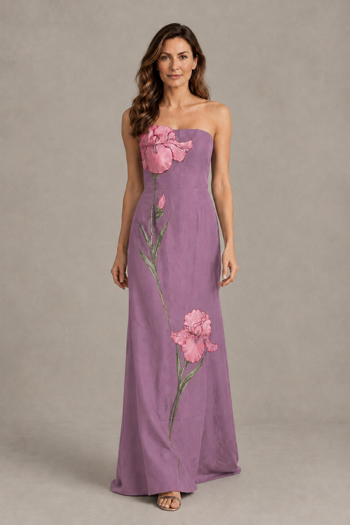 BOLODOO Wisteria Strapless Floral Mother of the Bride Gown - Wisteria - Wisteria_04