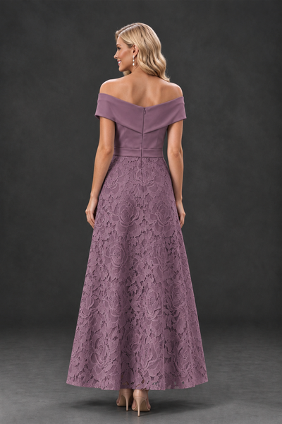 BOLODOO Wisteria Off-the-Shoulder Floral A-Line Mother of the Bride Dress - Wisteria - Wisteria_2