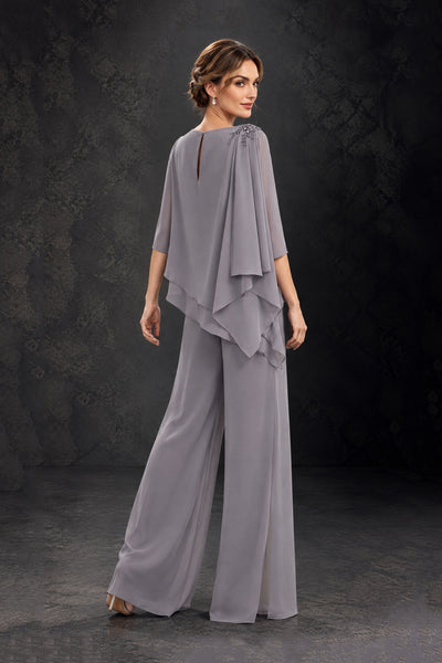 BOLODOO Wisteria layered top detail with shoulder embellishment and three-quarter sleeves