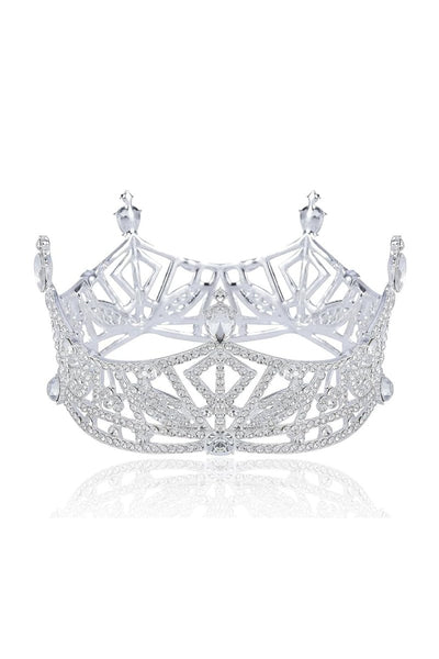 Austrian Rhinestone Crystal Hair Tiara - BOLODOO