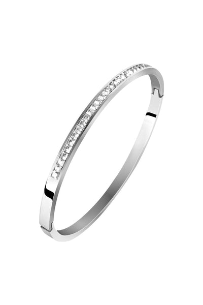 Bangle Stainless Steel Silver Bracelets - BOLODOO