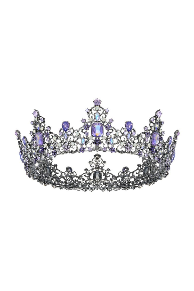 Baroque Colorful Crystal Crown
