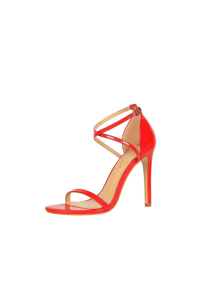 Black Stiletto Sandals - BOLODOO