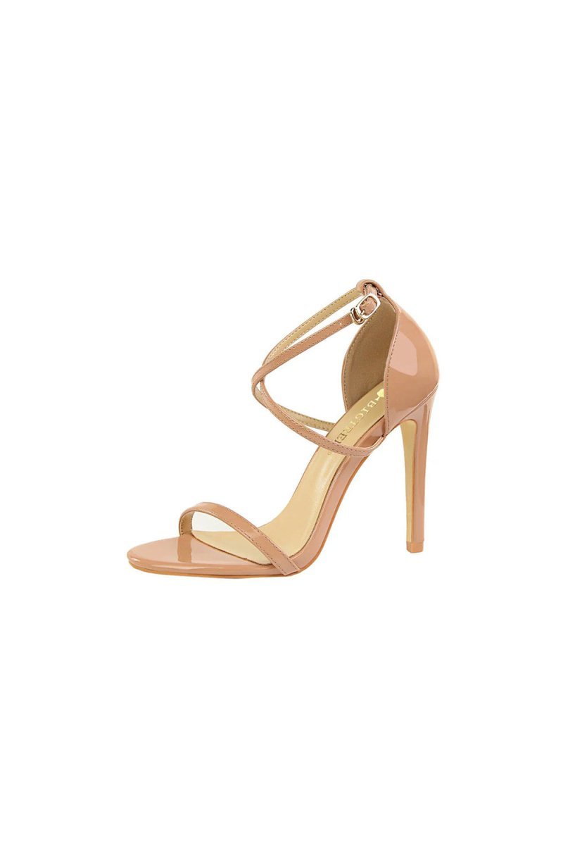 Black Stiletto Sandals - BOLODOO